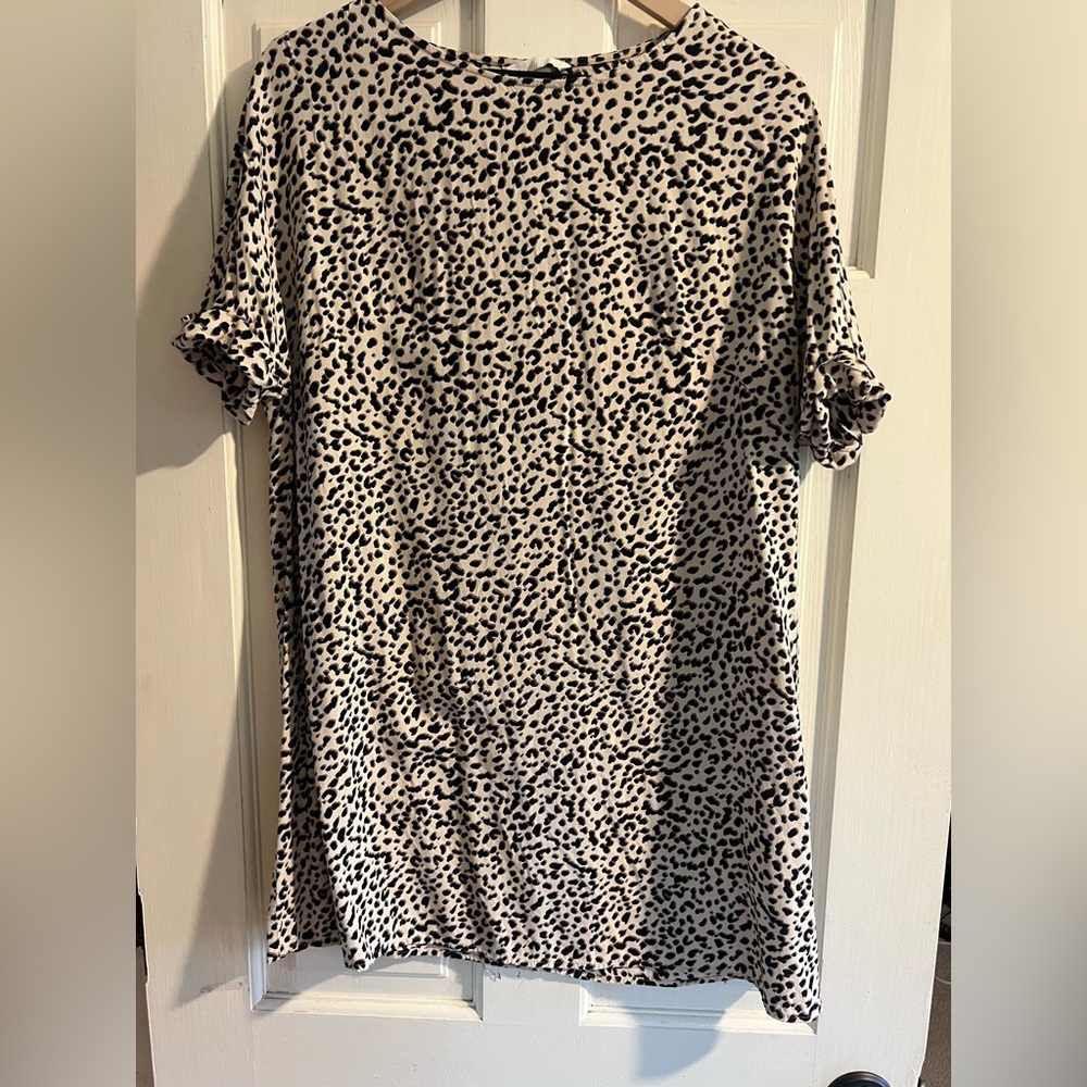 H&M Leopard print mini dress